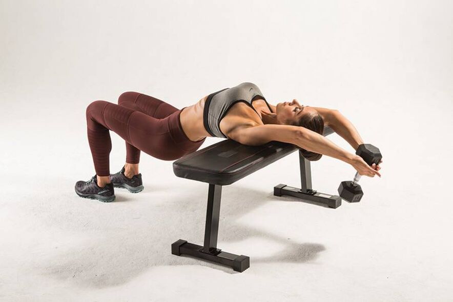 pulôver de exercício para aumento dos seios